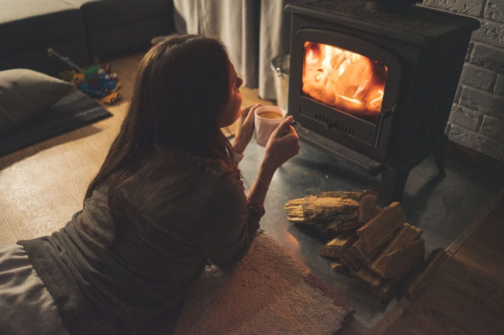 girl at home